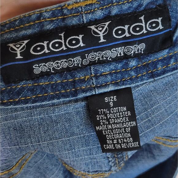 Y2k Denim Mini Skirt, Juniors 9, Womens S - Picture 4 of 4